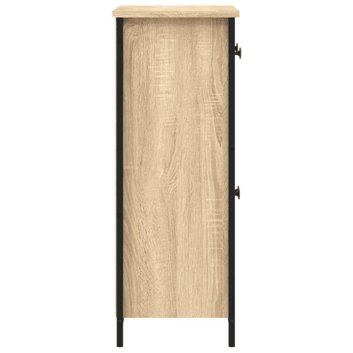 vidaXL Aparador 70x30x80 cm derivados de madeira carvalho sonoma