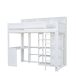 Cama alta para niños Cama alta para niños Blanco