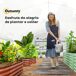 Invernadero de Túnel PE, Acero Galvanizado Outsunny Invernadero de Túnel PE, Acero Galvanizado Outsunny Blanco