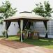 Carpa Plegable Metal, Tela Oxford Outsunny Carpa Plegable Metal, Tela Oxford Outsunny Crudo