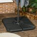 Base para Sombrilla HDPE Outsunny Base para Sombrilla HDPE Outsunny Negro