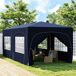 Carpa Plegable Metal, Tela Oxford Outsunny Carpa Plegable Metal, Tela Oxford Outsunny Azul