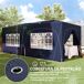 Carpa Plegable Metal, Tela Oxford Outsunny Carpa Plegable Metal, Tela Oxford Outsunny Azul