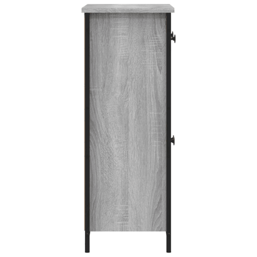 vidaXL Aparador 70x30x80 cm derivados de madeira cinzento sonoma vidaXL Aparador 70x30x80 cm derivados de madeira cinzento sonoma