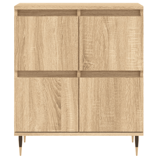vidaXL Aparador 60x35x70 cm derivados de madeira cor carvalho sonoma