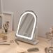 Espejo Tocador Vidrio, Metal HOMCOM, hogar - decoración Espejo Tocador Vidrio, Metal HOMCOM, hogar - decoración Blanco