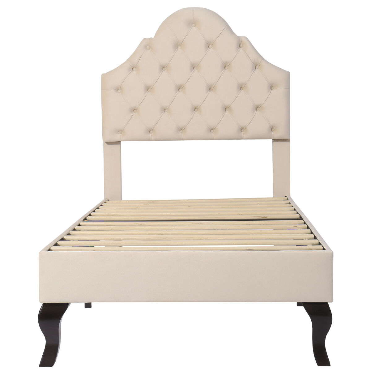 Camas individuales 90x203 Beige