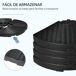 Base para Sombrilla HDPE Outsunny Base para Sombrilla HDPE Outsunny Negro