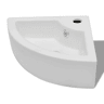 Lavatório - Lavabo - Pia de banheiro com extravasamento 45x32x12,5 cm branco