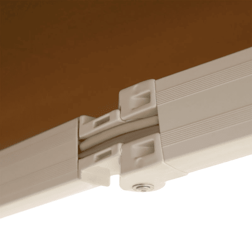 Outsunny Toldo Manual Retrátil 3x2,5 cm, Toldo Exterior para Terraço com Ângulo Ajustável, Braço Articulado, Montagem na Parede, Estrutura de Alumínio, Anti-UV e Impermeável, Ideal para Jardim ou Café
