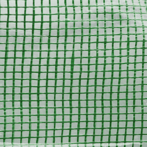 Outsunny Estufa de Exterior 4,5x3x2 m, Estufa de Túnel com Porta Enrolável, 6 Janelas com Rede, Cobertura PE 140gm² e Estrutura de Aço Galvanizado, Anti-UV e Impermeável, para Cultivo, Verde