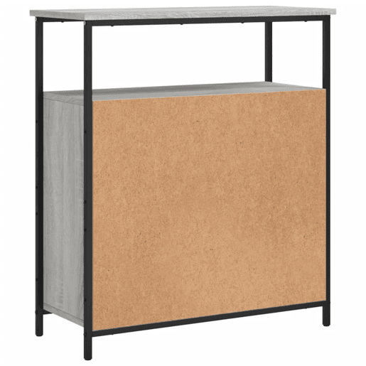 vidaXL Aparador 70x30x80 cm derivados de madeira cinzento sonoma