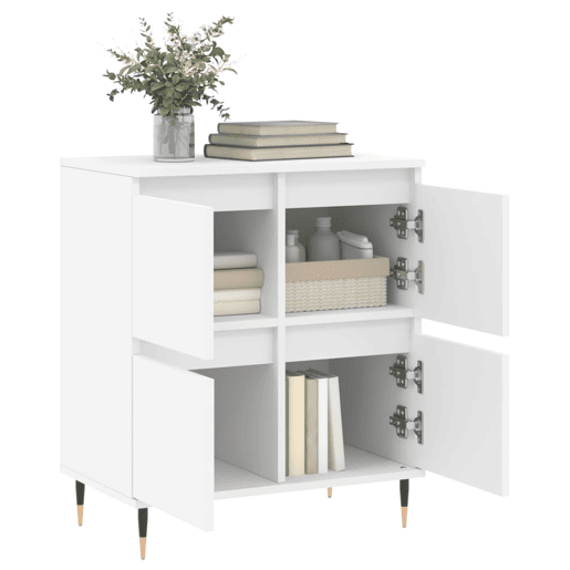 vidaXL Aparador 60x35x70 cm derivados de madeira branco vidaXL Aparador 60x35x70 cm derivados de madeira branco