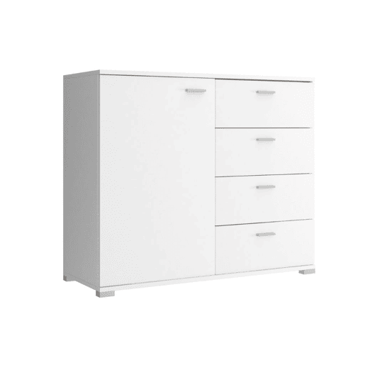 Cómoda AMBIHOME KODA 02 - Branco, 100x40x85cm