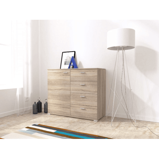 Cómoda AMBIHOME KODA 02 - Carvalho Sonoma, 100x40x85cm