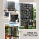 Biombo para Exterior Acero Outsunny, hogar - decoración Biombo para Exterior Acero Outsunny, hogar - decoración Negro