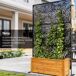 Biombo para Exterior Acero Outsunny, hogar - decoración Biombo para Exterior Acero Outsunny, hogar - decoración Negro