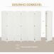 Biombo Polipropileno, Pino HOMCOM, hogar - decoración Biombo Polipropileno, Pino HOMCOM, hogar - decoración Blanco