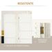 Biombo Polipropileno, Pino HOMCOM, hogar - decoración Biombo Polipropileno, Pino HOMCOM, hogar - decoración Blanco