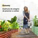 Invernadero de Túnel PE, Acero Galvanizado Outsunny Invernadero de Túnel PE, Acero Galvanizado Outsunny Blanco
