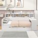 Camas individuales 121x229 Camas individuales 121x229 Blanco