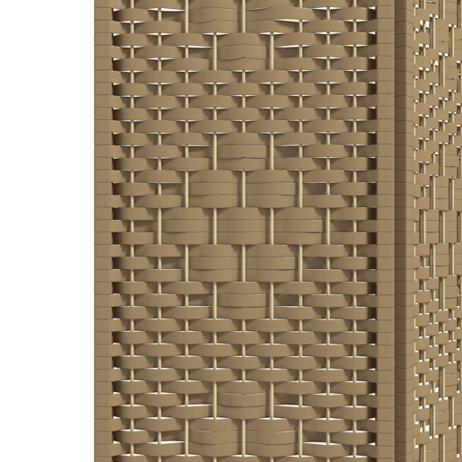 HOMCOM Biombo Dobrável de 6 Painéis, 240x170 cm, Separador de Ambientes em Corda de Papel, Estrutura de Madeira, Decoração para Quarto e Sala, Natural