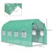 Invernadero de Túnel PE, Metal Galvanizado Outsunny Invernadero de Túnel PE, Metal Galvanizado Outsunny Verde