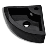 Lavatório - Lavabo - Pia de banheiro com extravasamento 45x32x12,5 cm preto