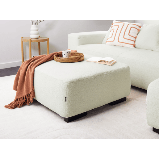 Repousa-pés LUNGO Bouclé Branco Repousa-pés LUNGO Bouclé Branco