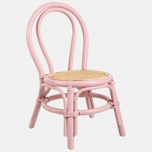 Cadeira para criança KALIVIA Rattan Rosa