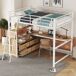 Cama alta para niños 199x204 Cama alta para niños 199x204 Natural/ Blanco
