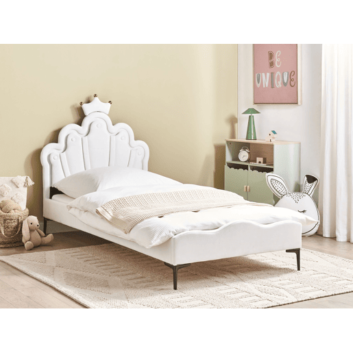 Beliani Cama infantil Veludo RUBIAN