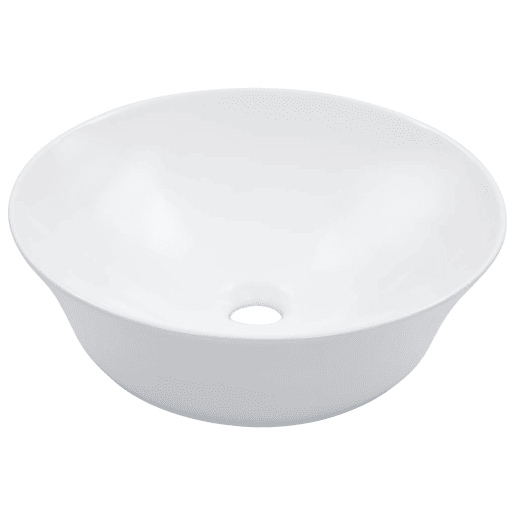 Lavatório - Lavabo - Pia de banheiro 41x12,5 cm cerâmica branco