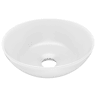Lavatório - Lavabo - Pia de banheiro de casa de banho redondo cerâmica branco mate