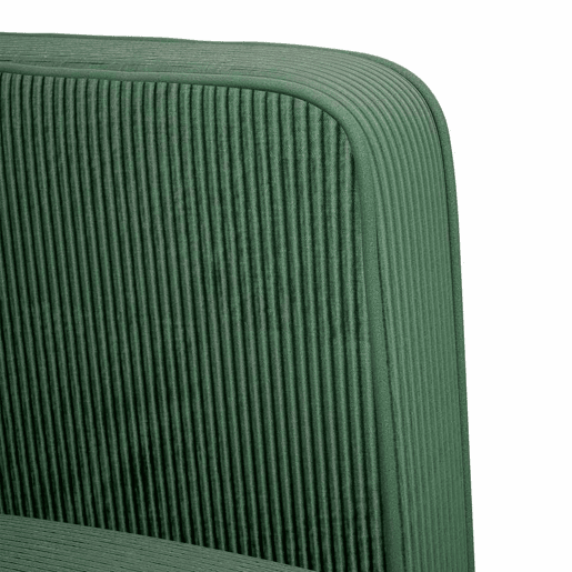 Sofá-luvas - Sofá fixo 109 cm tecido corduroy verde selva Sofá-luvas - Sofá fixo 109 cm tecido corduroy verde selva