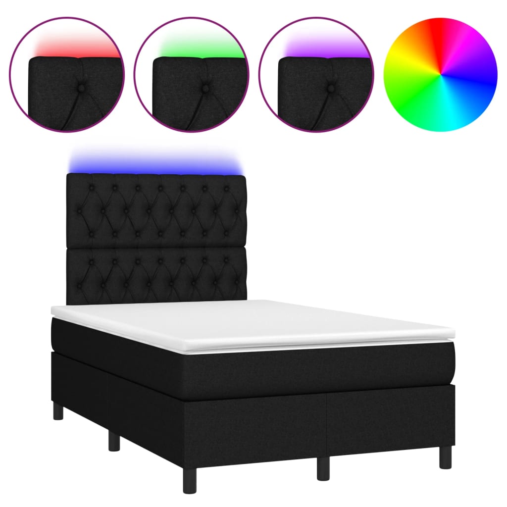 Cama box spring 120x200 Negro