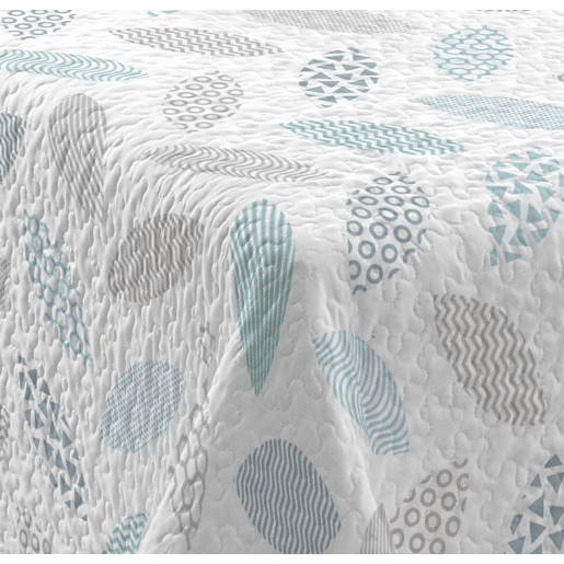 Colcha acolchoada Bouti Tanble Cama 90cm Donegal Collections