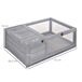 Casa para Tortugas Madera de Abeto PawHut Casa para Tortugas Madera de Abeto PawHut Gris