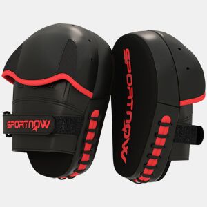 SPORTNOW Plastrons de Boxeo Paos de Muay Thai MMA para Treino de Boxeo Boxing Karate Taekwondo Artes Marciais 24x19x4 cm Preto