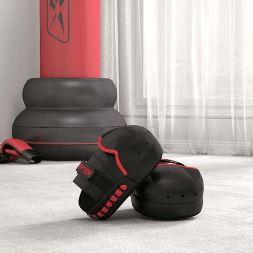 SPORTNOW Plastrons de Boxeo Paos de Muay Thai MMA para Treino de Boxeo Boxing Karate Taekwondo Artes Marciais 24x19x4 cm Preto