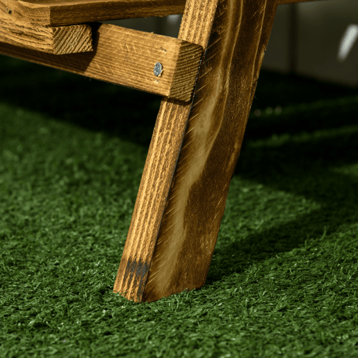 Outsunny Suporte para Plantas de Madeira com 3 Níveis Estante para Plantas Dobrável Suporte para Vasos de Plantas para Interior e Exterior Jardim Varanda 80x37x93 cm Madeira