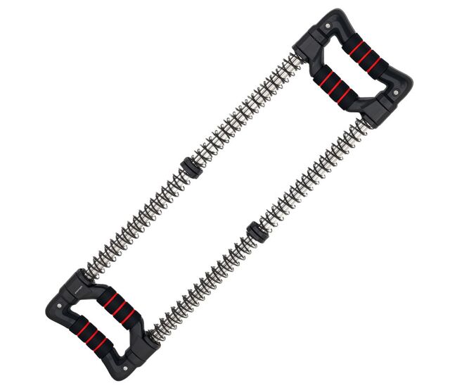 Sportnow extensor de pecho músculo extensor ajustable extensor para musculación con resistencia ajustable 10-50 kg para entrenamiento en hogar oficina viaje negro