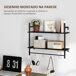 Estante de Pared HOMCOM, hogar - muebles de salón Estante de Pared HOMCOM, hogar - muebles de salón Negro