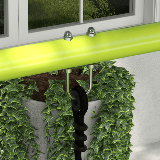 Outsunny Baloiço para Crianças Baloiço Jardim com 1 Baloiço Simples 1 Planador e Anti-UV Baloiço Infantil Carga 135 kg 255x160x180 cm Cinza e Verde