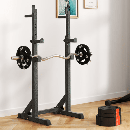 SPORTNOW Conjunto de Discos de Pesos de 4 Peças Discos de Pesos 2x5 kg e 2x2,5 kg com Orifícios de 2,5 cm para Treino Fitness em Casa Ginásio Preto