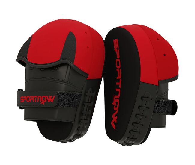 Sportnow manoplas de boxeo paos muay thai mma curvadas para entrenamiento de boxeo boxing karate taekwondo kickboxing training almohadilla para