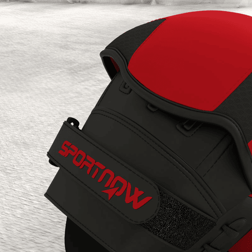SPORTNOW Plastrons de Boxeo Paos de Muay Thai MMA para Treino de Boxeo Boxing Karate Taekwondo Artes Marciais 24x19x4 cm Vermelho