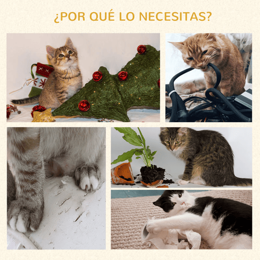 PawHut Arranhador para Gatos Altura 148 cm Arranhador para Gatos com Postes de Sisal 3 Plataformas Casa e Bola Suspensa Cinza