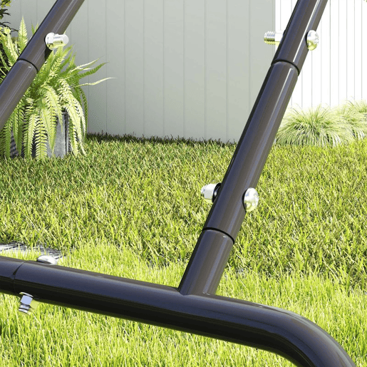 Outsunny Rolo para Relva Largura 58cm Ø32cm Rolo para Relvado 38L Preenchível de Areia ou Água com Guiador em U para Jardim Preto