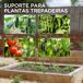 Enrejado de Jardín Acero, PE Outsunny Enrejado de Jardín Acero, PE Outsunny Verde